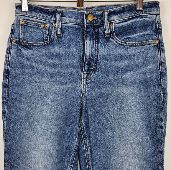 J. Crew 10" Demi Boot Crop Jeans High Rise Stretch Flora Wash 28 - Picture 3 of 9